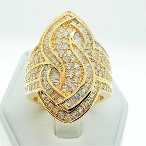 Elegant 18K Gold Filled Size 9 Ring Women's Ring